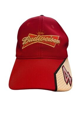 Budweiser Stewart Haas Racing #4 Kevin Harvick Red Adjustable Hat NASCAR